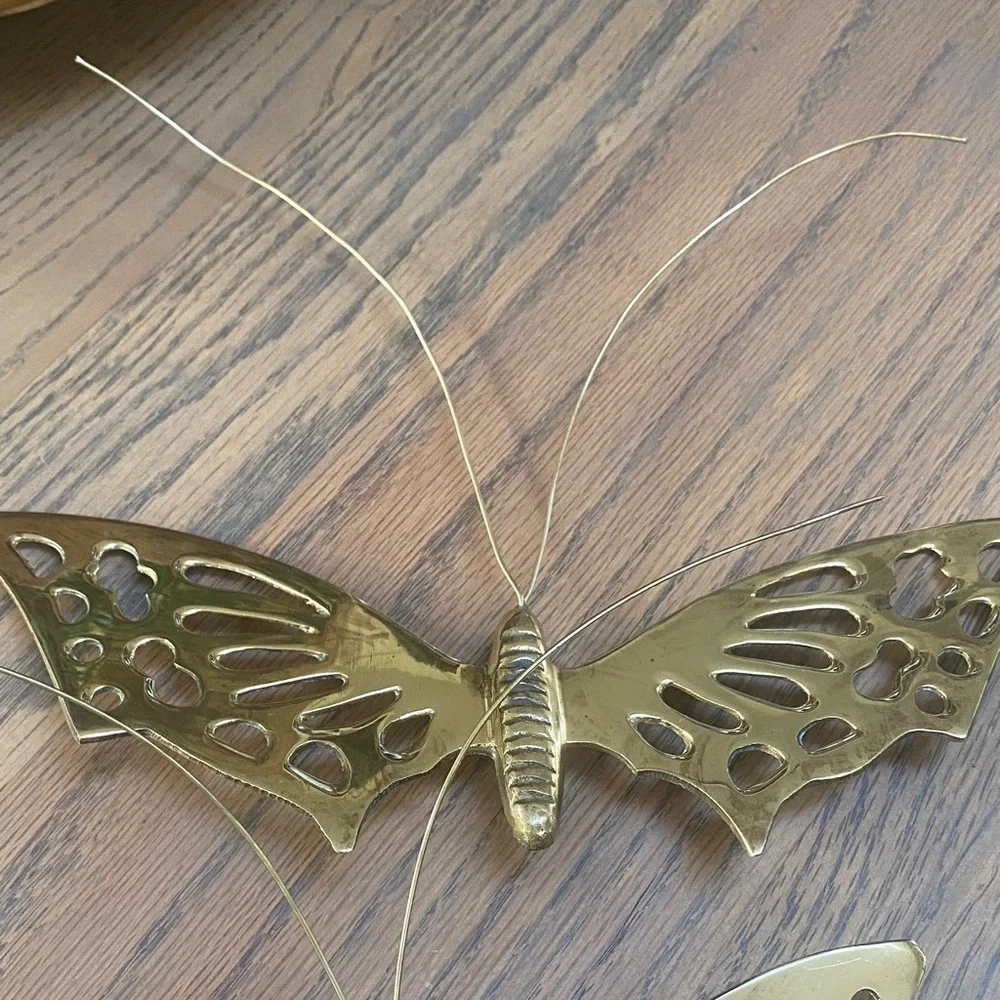 Gold Butterfly Wall Decor - Picture 2 of 5